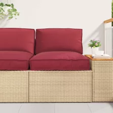 vidaXL Raklap párna készlet 2 pcs Krém Oxford Szövet