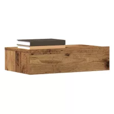 vidaXL éjjeliszekrény antik fa 60 x 35 cm szerelt fa