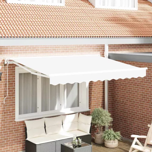 vidaXL Napernyő keret Fehér 250 x 200 cm Poliészter PU bevonattal