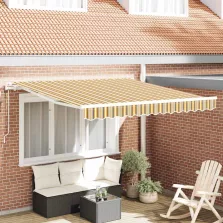 vidaXL Behúzható napellenző 300 x 250 cm Sokszínű