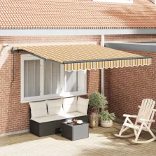   vidaXL Napernyő Anyag tartalmaz Sokszínű 300 x 250 cm Poliészter
