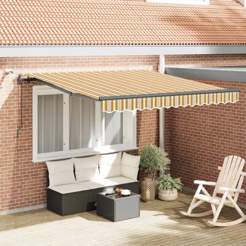 vidaXL Napernyő Anyag tartalmaz Sokszínű 300 x 250 cm Poliészter