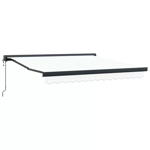 vidaXL Napernyő Fehér 300 x 250 x 165 cm Pamut és Alumínium
