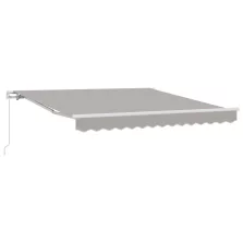   vidaXL Napernyő Világosszürke 300 x 250 x 165 cm Poliészter