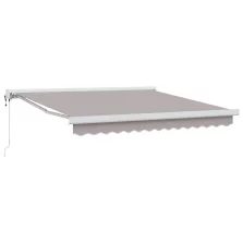   vidaXL Napernyő Világosszürke 300 x 250 x 165 cm Pamut és Alumínium