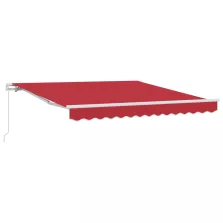 vidaXL Napernyő Piros 300 x 250 x 165 cm Poliészter