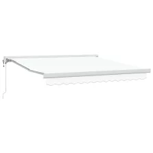   vidaXL Napernyő Fehér 350 x 250 x 165 cm Pamut és Alumínium