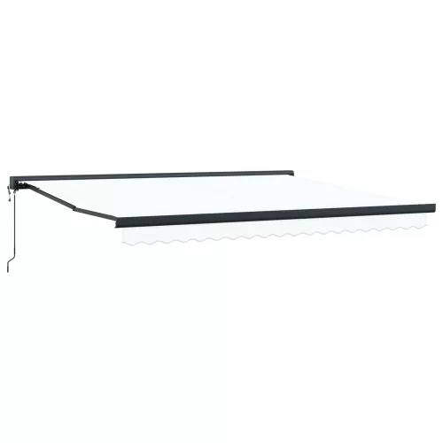 vidaXL Napernyő Fehér 400 x 300 x 165 cm Pamut és Alumínium