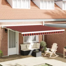   vidaXL Sárga és Narancs Napernyő sárga és narancssárga 400 × 350 cm