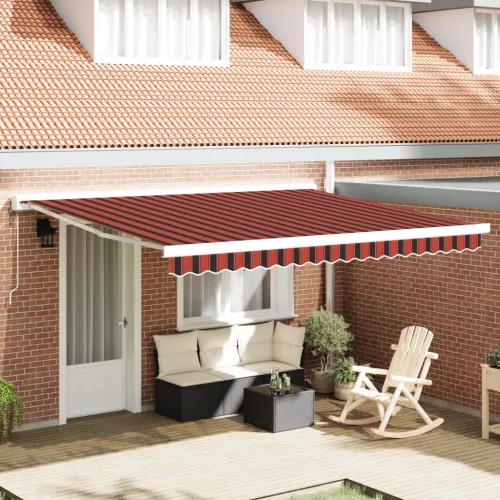 vidaXL Sárga és Narancs Napernyő sárga és narancssárga 400 × 350 cm
