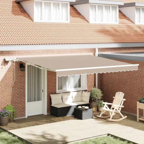 vidaXL Behúzható napellenző tartalmaz 400 ×350 cm szövet