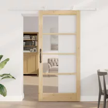 vidaXL Csúszó ajtó ORKDAL Természetes 93 x 202 cm