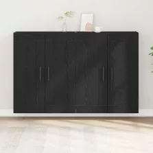   vidaXL Fali szekrény 2 pcs Régi fa 160 x 34 x 90 cm Faanyag