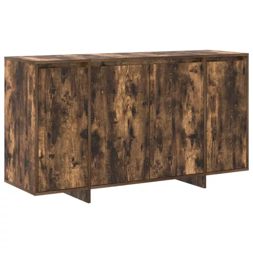 vidaXL Füstölt Tölgy Oldalszekrény Füstölt tölgy Fa 135 x 41 x 75 cm