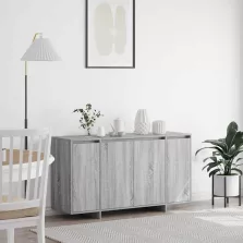 vidaXL Széf Szürke sonoma 135 x 41 x 69 cm Faanyag