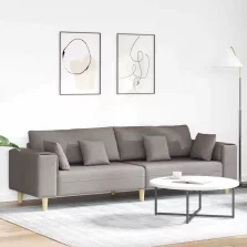 Szövet kanapé párnával Tópszínű 208 cm szövet