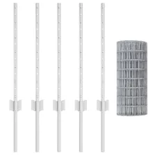   vidaXL Euro Kerítés Készlet 2-es Készlet Horganyzott acél 10 x 0.6 m