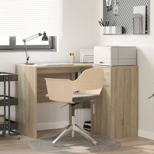 vidaXL Sarokíróasztal 2 pcs Sonoma tölgy 102 x 50 x 75 cm Faanyag