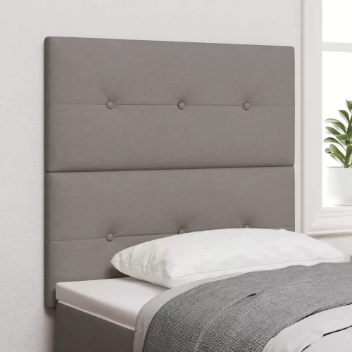 vidaXL Fejtámla fejtámlával Tópszínű 80 cm Műbőr
