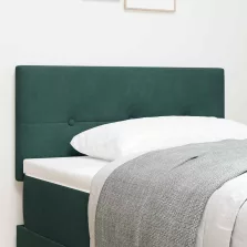   vidaXL Fejtámla LED -es lámpákkal fejtámlával Zöld 80 cm Bársony