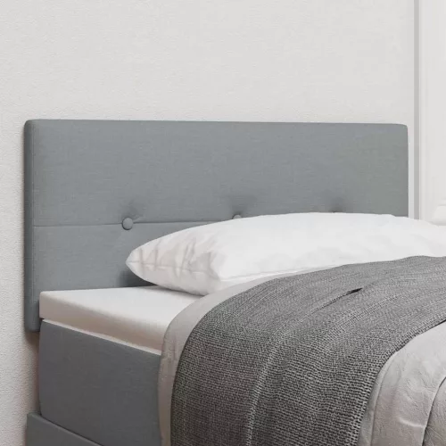 vidaXL LED Fejtámla LED -es lámpákkal Világosszürke 100 cm szövet