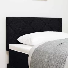   vidaXL Fejtámla LED -es lámpákkal fejtámlával Fekete 80 cm szövet