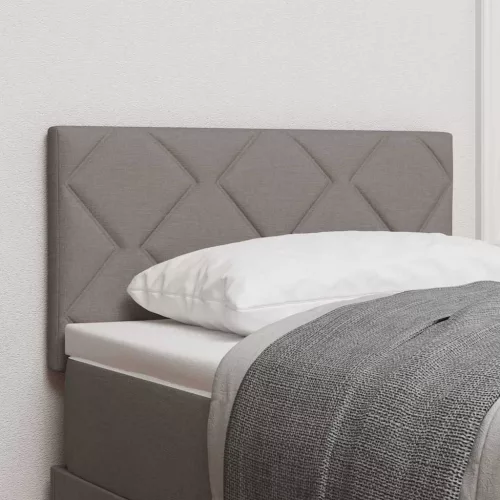 vidaXL Fejtámla LED -es lámpákkal fejtámlával Tópszínű 80 cm szövet