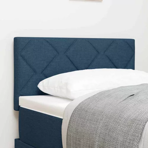 vidaXL Fejtámla LED -es lámpákkal fejtámlával Kék 180 cm szövet