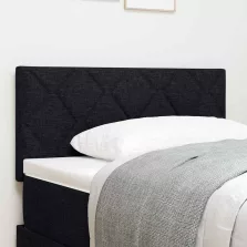   vidaXL Fejtámla LED -es lámpákkal fejtámlával Fekete 90 cm szövet