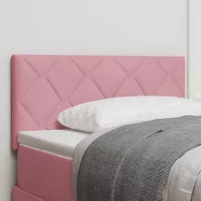  vidaXL LED Fejtámla LED -es lámpákkal Rózsaszín 100 cm Bársony