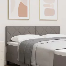 vidaXL Fejtámla Tópszínű 160 cm szövet