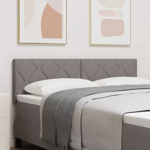 vidaXL Fejtámla Tópszínű 160 cm szövet