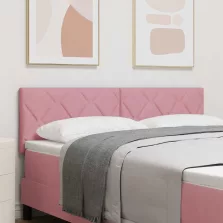   vidaXL LED Fejtámla LED -es lámpákkal Rózsaszín 160 cm Bársony
