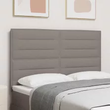   vidaXL LED ágytámla LED -es lámpákkal Tópszínű 144 cm Poliészter