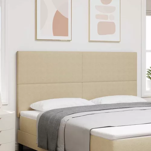 vidaXL LED ágytámla LED -es lámpákkal Szürke zöld 180 cm Poliészter