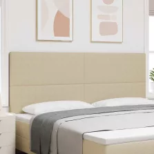   vidaXL LED ágytámla LED -es lámpákkal Szürke zöld 200 cm Poliészter