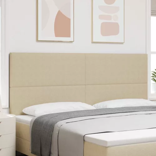vidaXL LED ágytámla LED -es lámpákkal Szürke zöld 200 cm Poliészter