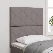 vidaXL Fejtámla fejtámlával Tópszínű 80 cm szövet