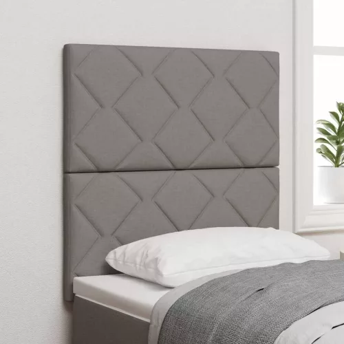 vidaXL Fejtámla fejtámlával Tópszínű 80 cm szövet