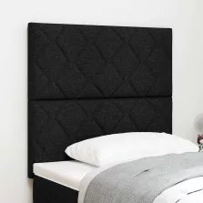 vidaXL Fejtámla Fekete 100 cm szövet