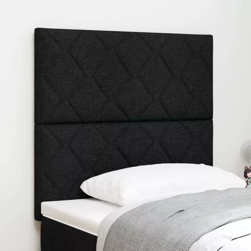 vidaXL Fejtámla Fekete 100 cm szövet