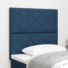   vidaXL Fejtámla LED -es lámpákkal fejtámlával Kék 100 cm szövet