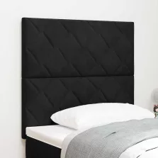   vidaXL LED Fejtámla LED -es lámpákkal Fekete 100 cm Bársony