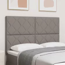 vidaXL Fejtámla Tópszínű 160 cm szövet