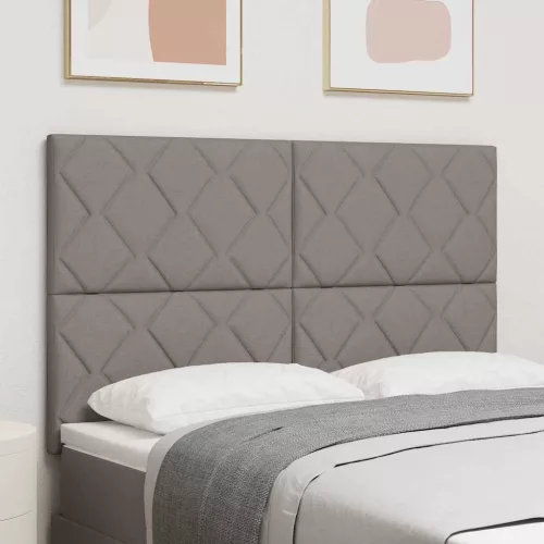 vidaXL Fejtámla Tópszínű 160 cm szövet