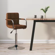 vidaXL barna szövet bárszék