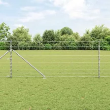 vidaXL Kerítésoszlop Galvanizált 25 x 1 m Acél