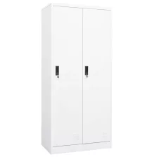 vidaXL fehér acél ruhásszekrény 80 x 50 x 180 cm