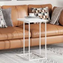 vidaXL fehér szerelt fa kisasztal 40 x 30 x 59 cm