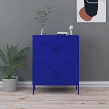   vidaXL tengerészkék acél tárolószekrény 80 x 35 x 101,5 cm